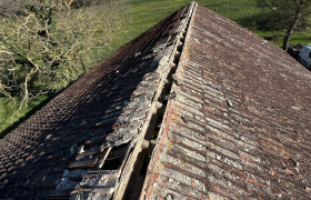 Dépose faîtage cimenter/Pose de faîtage à sec avec Closoir ventiles 