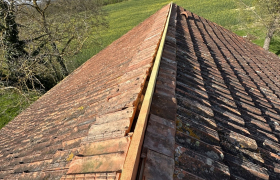 Dépose faîtage cimenter/Pose de faîtage à sec avec Closoir ventiles 