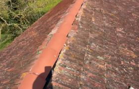 Dépose faîtage cimenter/Pose de faîtage à sec avec Closoir ventiles 